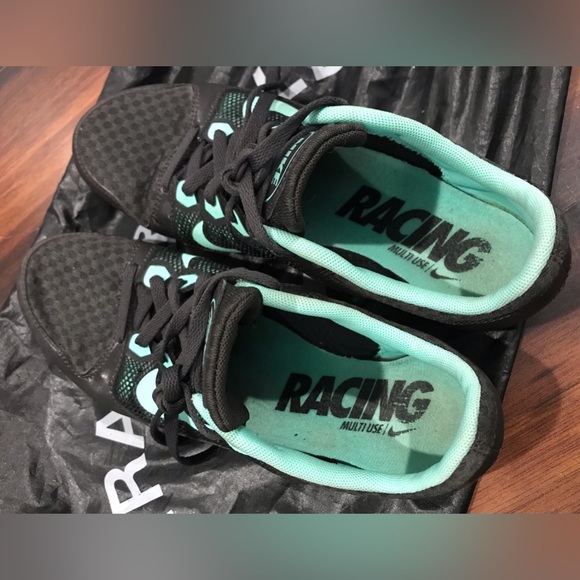 Nike Rival MD Dark Charcoal & Sea Foam Track Spikes w/ Tool + Extra Spikes - 9 - Picture 10 of 13